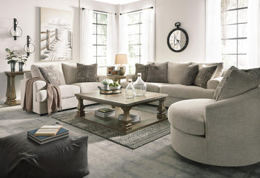 Soletren 2-Piece Sofa and Loveseat - Stone