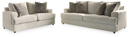 Soletren 2-Piece Sofa and Loveseat - Stone