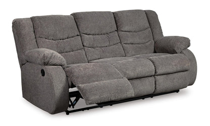 Tulen 2-Piece Reclining Sofa and Loveseat - Gray