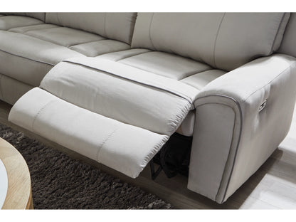 Grafton Pike 6-Piece Dual Power Reclining Sectional with Console