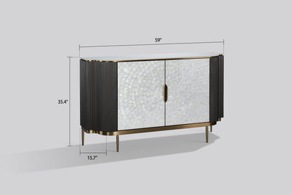 Solara Sideboard (Grey Silver)
