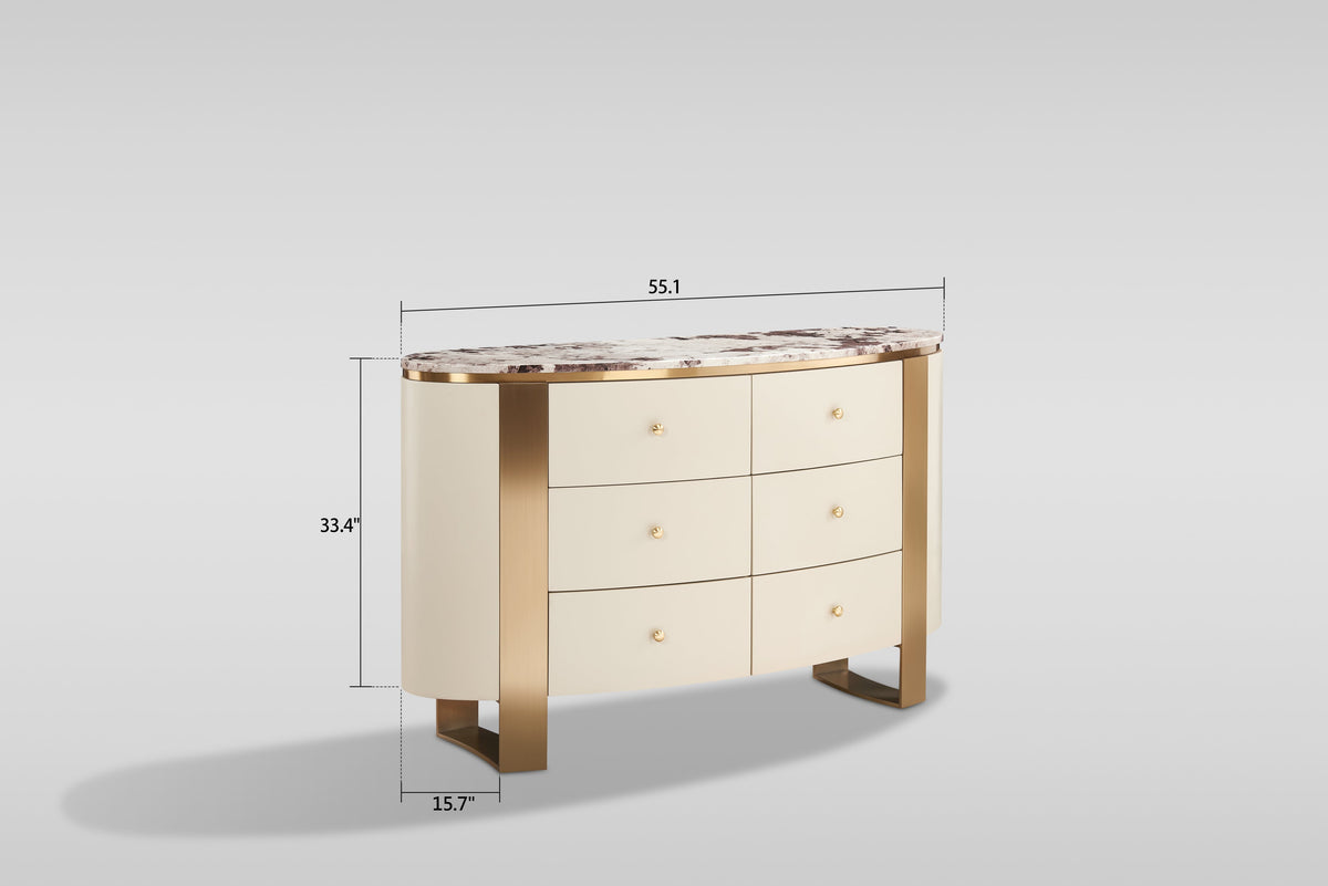 Corvina Bedroom Dresser &amp; Mirror