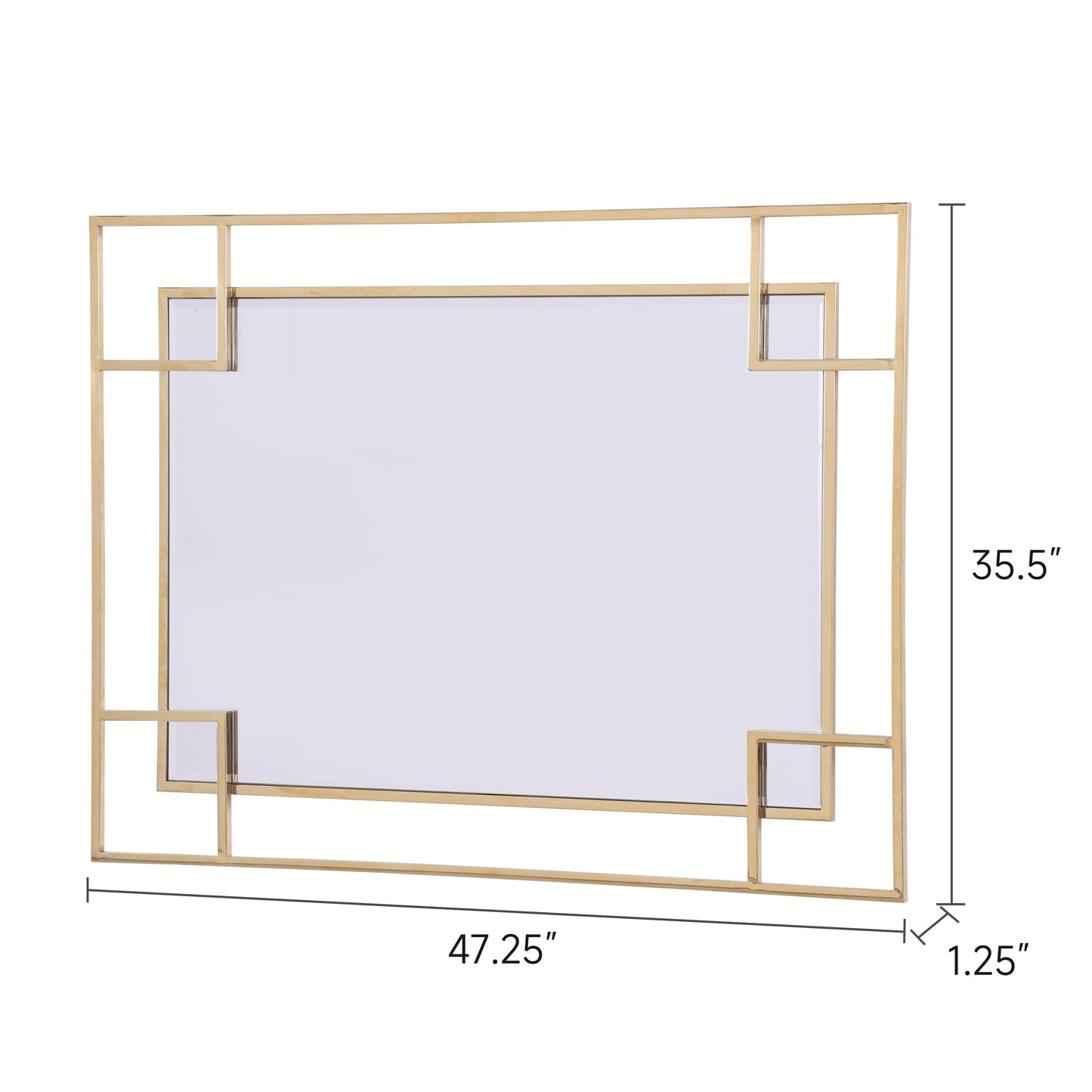 Paros (Gold) Wall Mirror