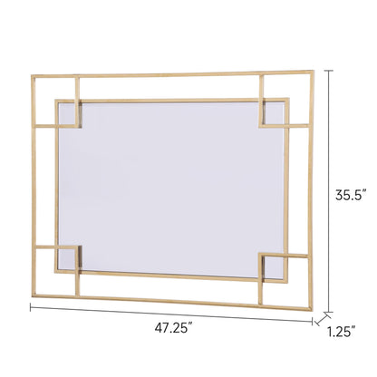 Paros (Gold) Wall Mirror