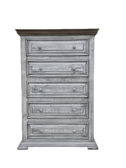 Rustic Style Chest - Hacienda Grey / White Wash