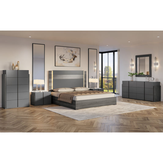 Aryan Collection (Grey) Bedroom Set