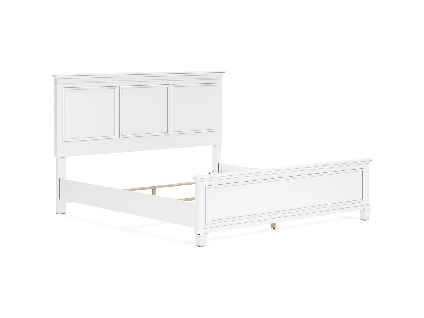 Fortman Panel Bed with Mirrored Dresser, Chest and 2 Nightstands