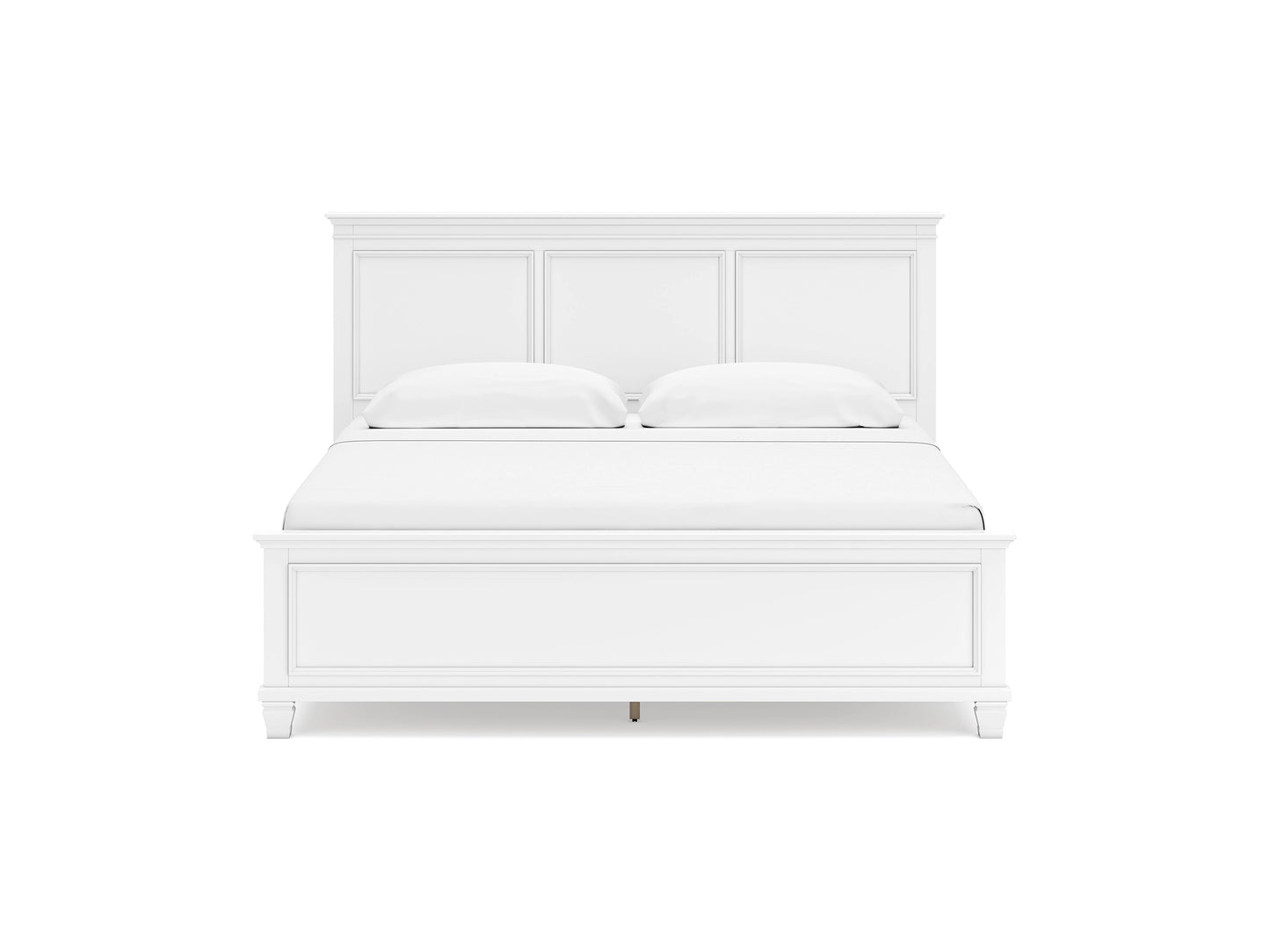 Fortman Panel Bed with Mirrored Dresser, Chest and 2 Nightstands