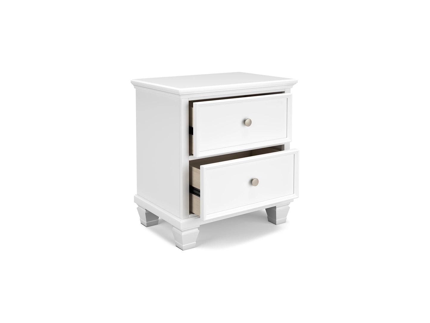 Fortman Panel Bed with Mirrored Dresser, Chest and 2 Nightstands