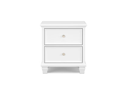 Fortman Panel Bed with Mirrored Dresser, Chest and 2 Nightstands