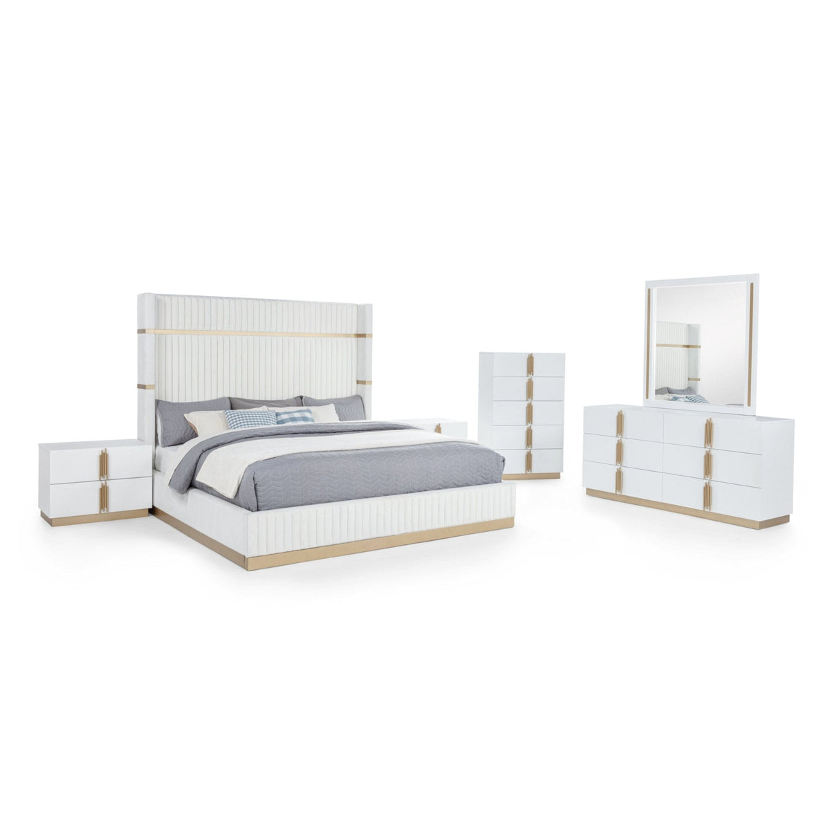 Evon Bedroom Set (White)
