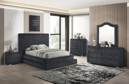 Micah w/Henley (Grey) Bedroom Set