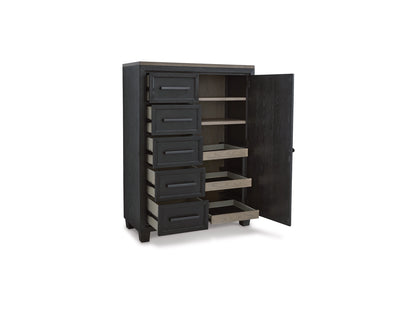 Carolina 5 Drawer Door Chest