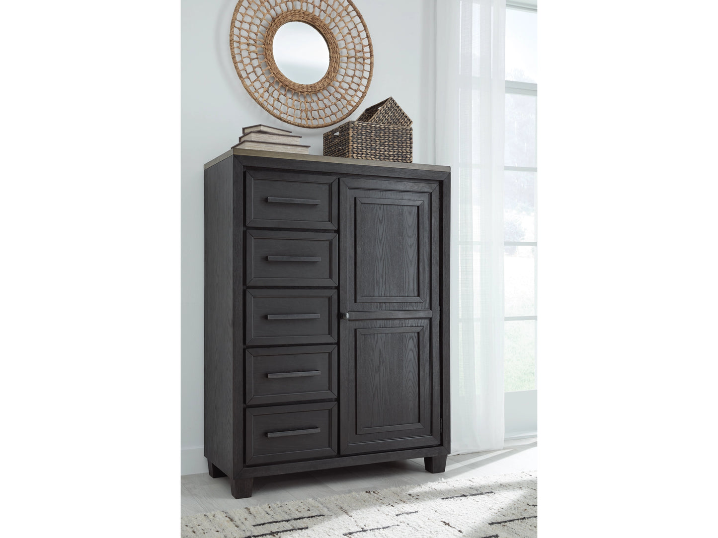 Carolina 5 Drawer Door Chest