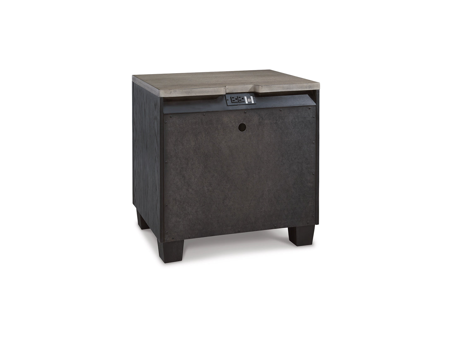 Carolina 27" 2 Drawer Charging Nightstand