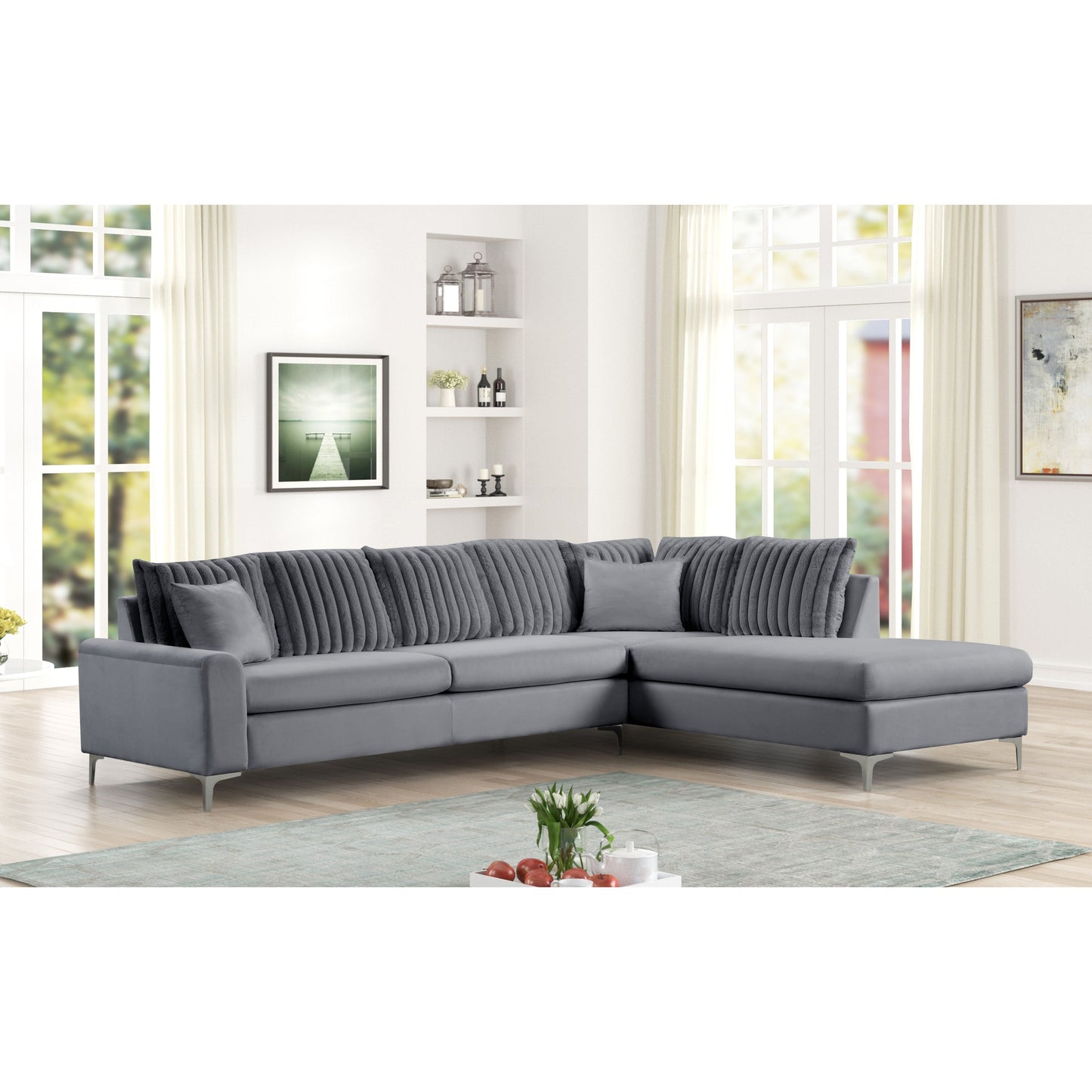 Elina (Grey) Sectional