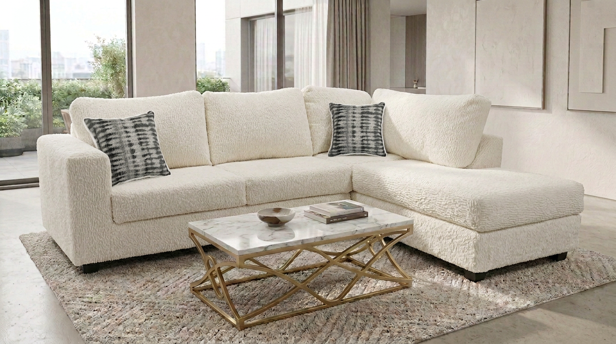 Nua (Beige) Sectional