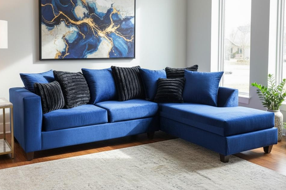 Kora (Blue) Sectional