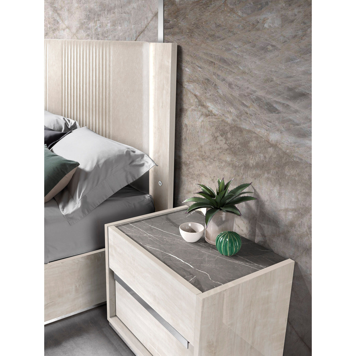 Christine Collection (Beige) Bedroom Set