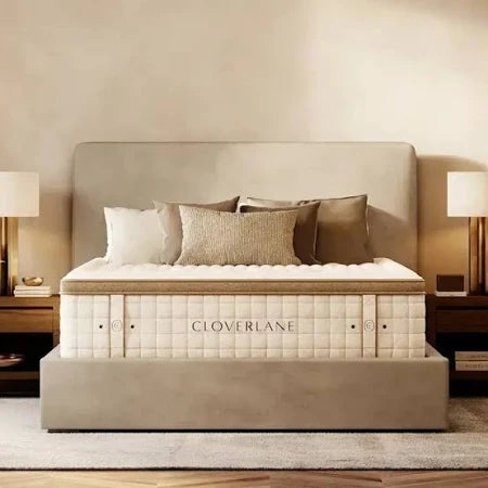 Cloverlane Hybrid Firm Cal King Mattress & Nebraska Cal King Storage bed