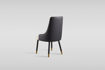 Toni Dining Chair (Beige/Black)