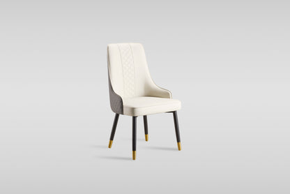 Toni Dining Chair (Beige/Grey)