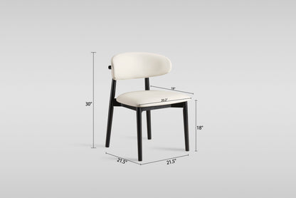 Dimi Dining Set (Clear Glass/Black)