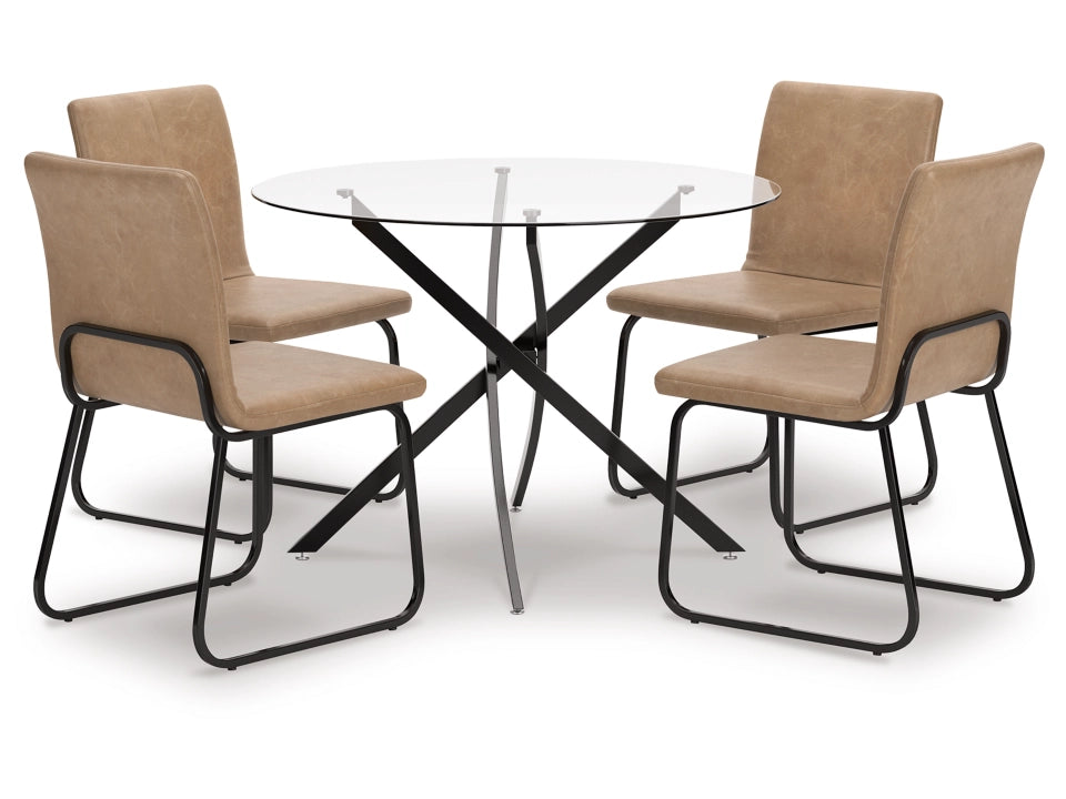 Pharwynn Dining Table and 4 Chairs