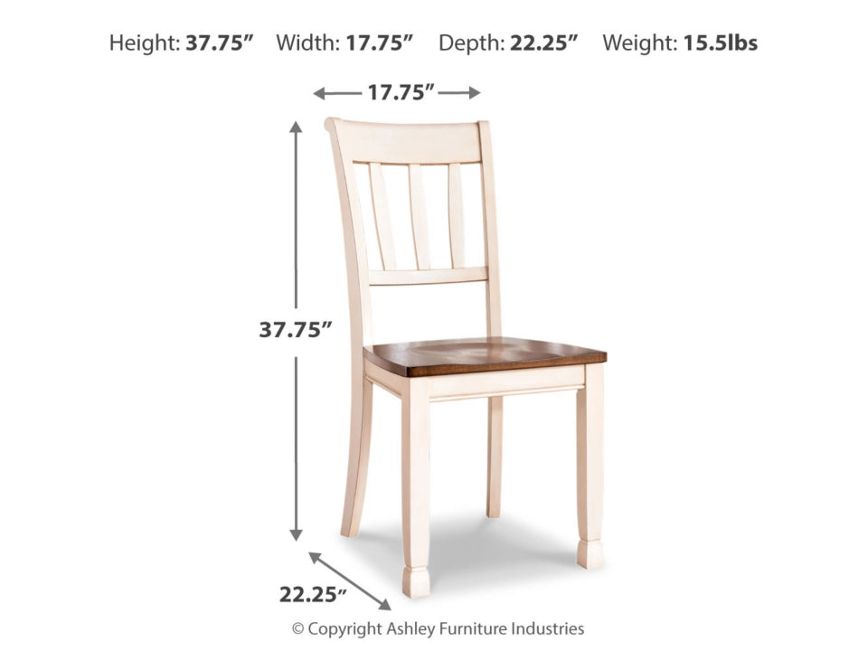 Whitesburg Dining Table and 4 Chairs
