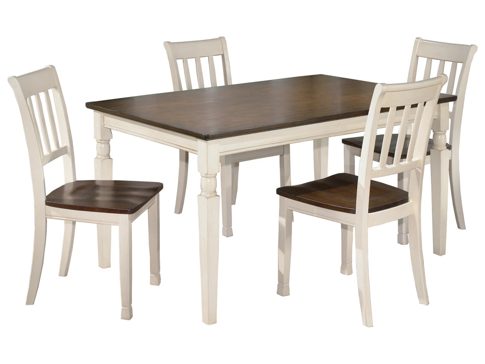 Whitesburg Dining Table and 4 Chairs