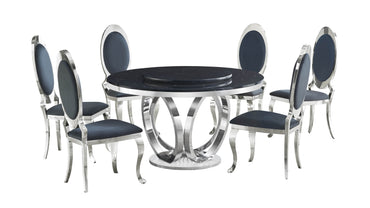 Maxi Dining Table (Black/Chrome)