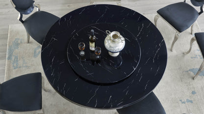 Maxi Dining Table (Black/Chrome)