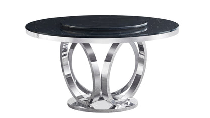 Maxi Dining Table (Black/Chrome)