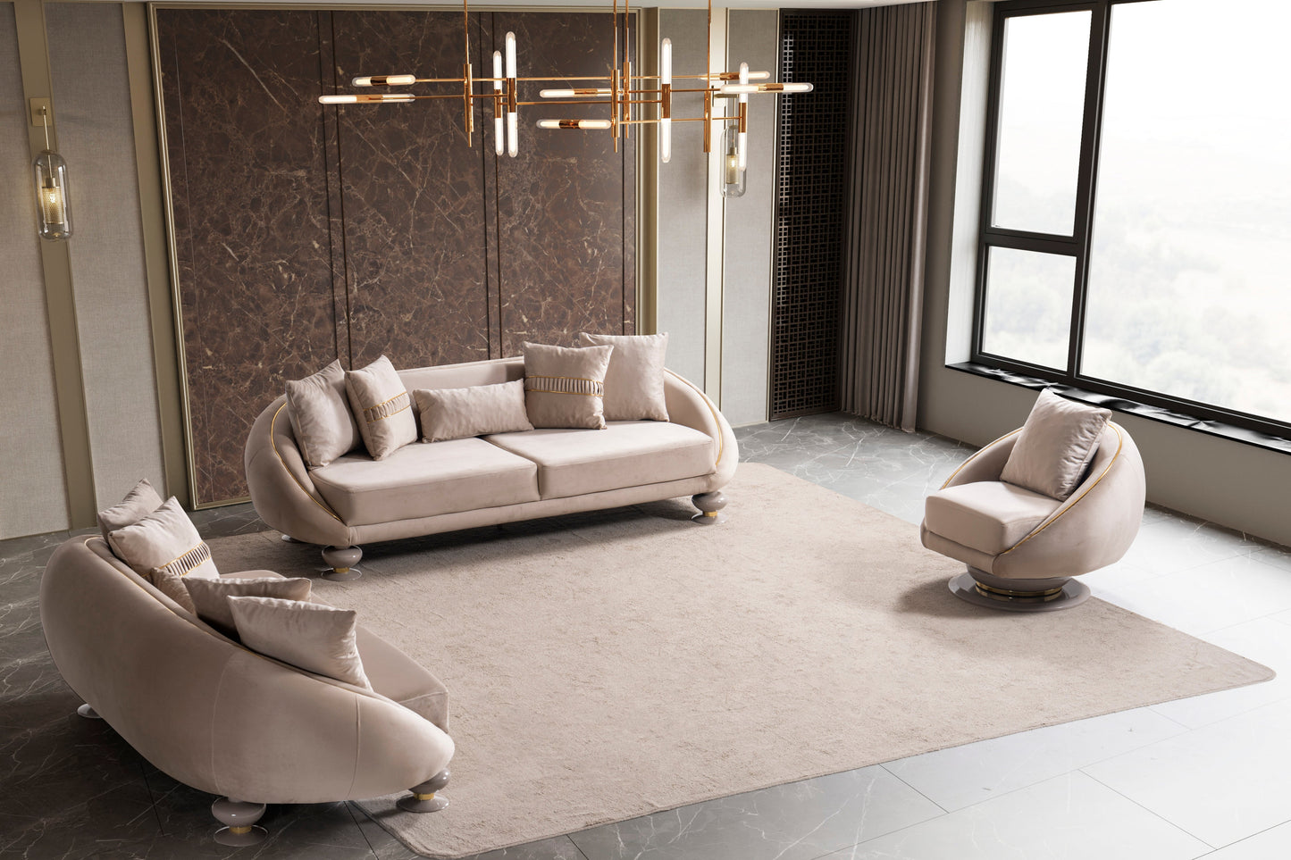 Elisyum Collection Living Room Set