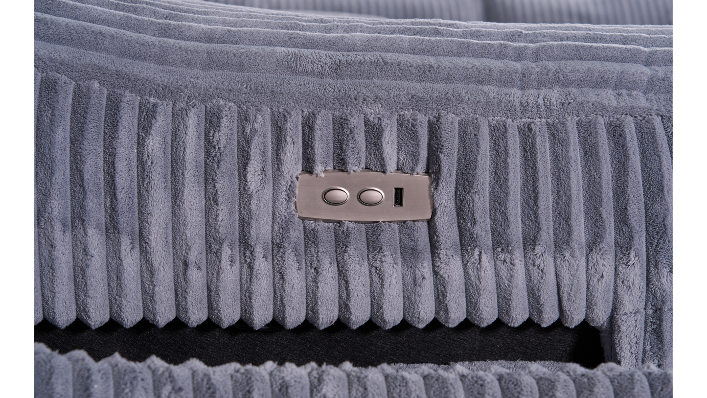 Yash (Grey) Reclining Sectional