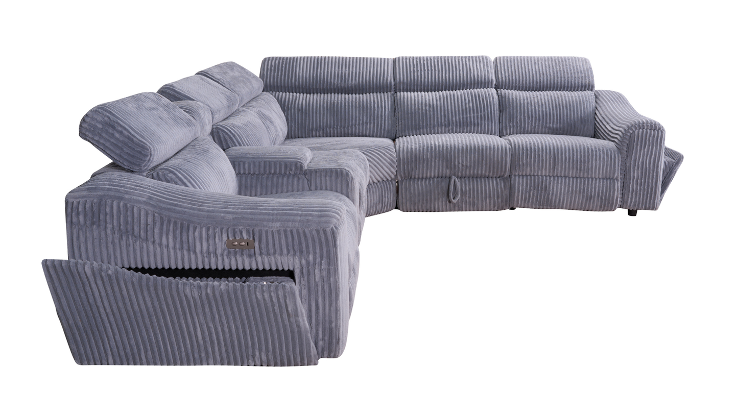 Yash (Grey) Reclining Sectional
