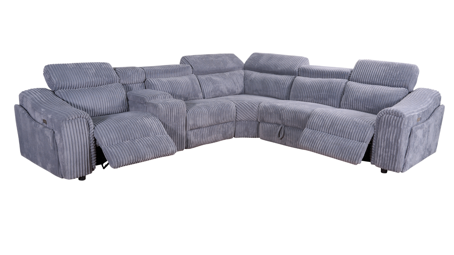 Yash (Grey) Reclining Sectional
