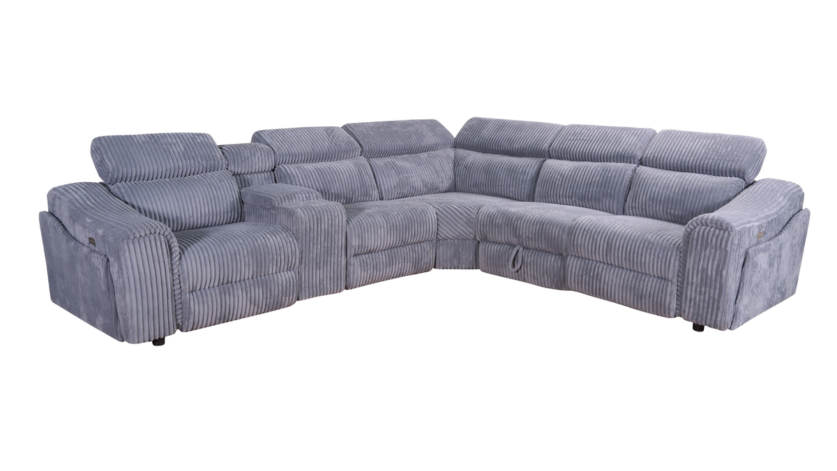 Yash (Grey) Reclining Sectional