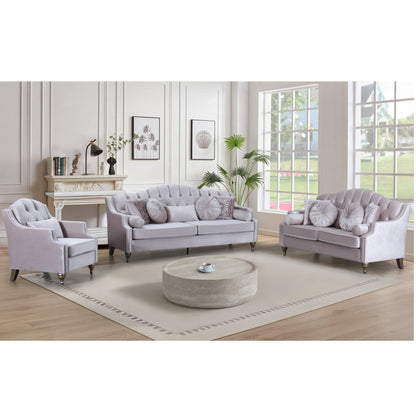 Cecelia Luxury Velvet 2pc Sofa Set