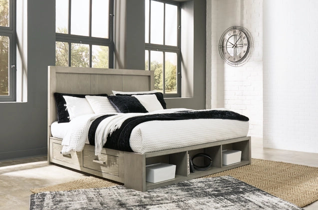 Cloverlane Hybrid Firm Cal King Mattress & Nebraska Cal King Storage bed