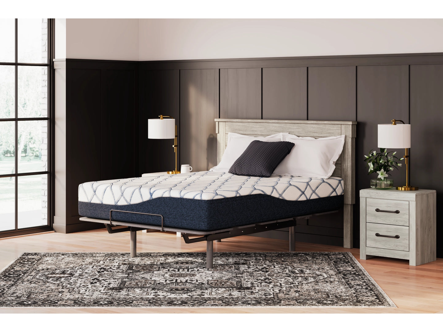 Ashley Sleep Gruve 12" Plush Memory Foam Mattress