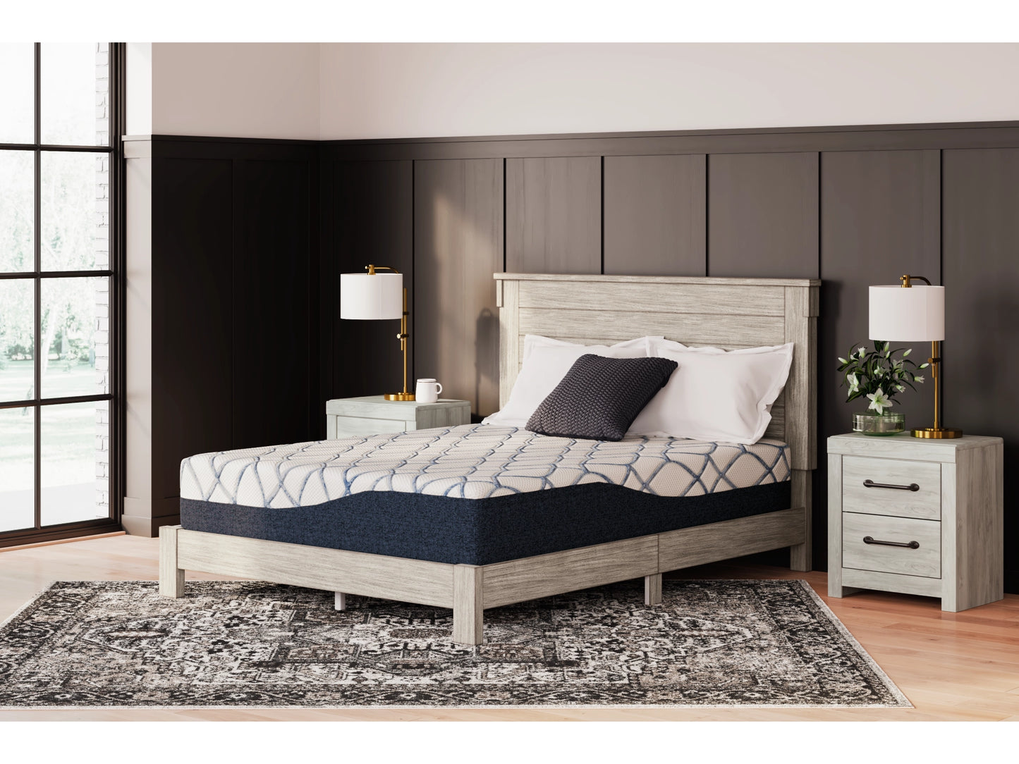 Ashley Sleep Gruve 12" Plush Memory Foam Mattress
