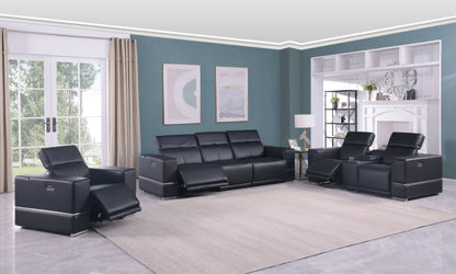 Franco Reclining Living Room Set (Black)