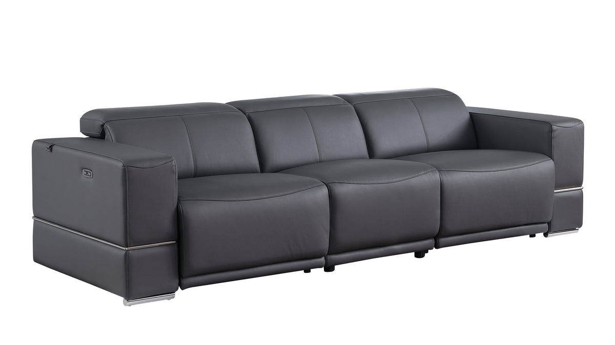 Franco Reclining Living Room Set (Grey)