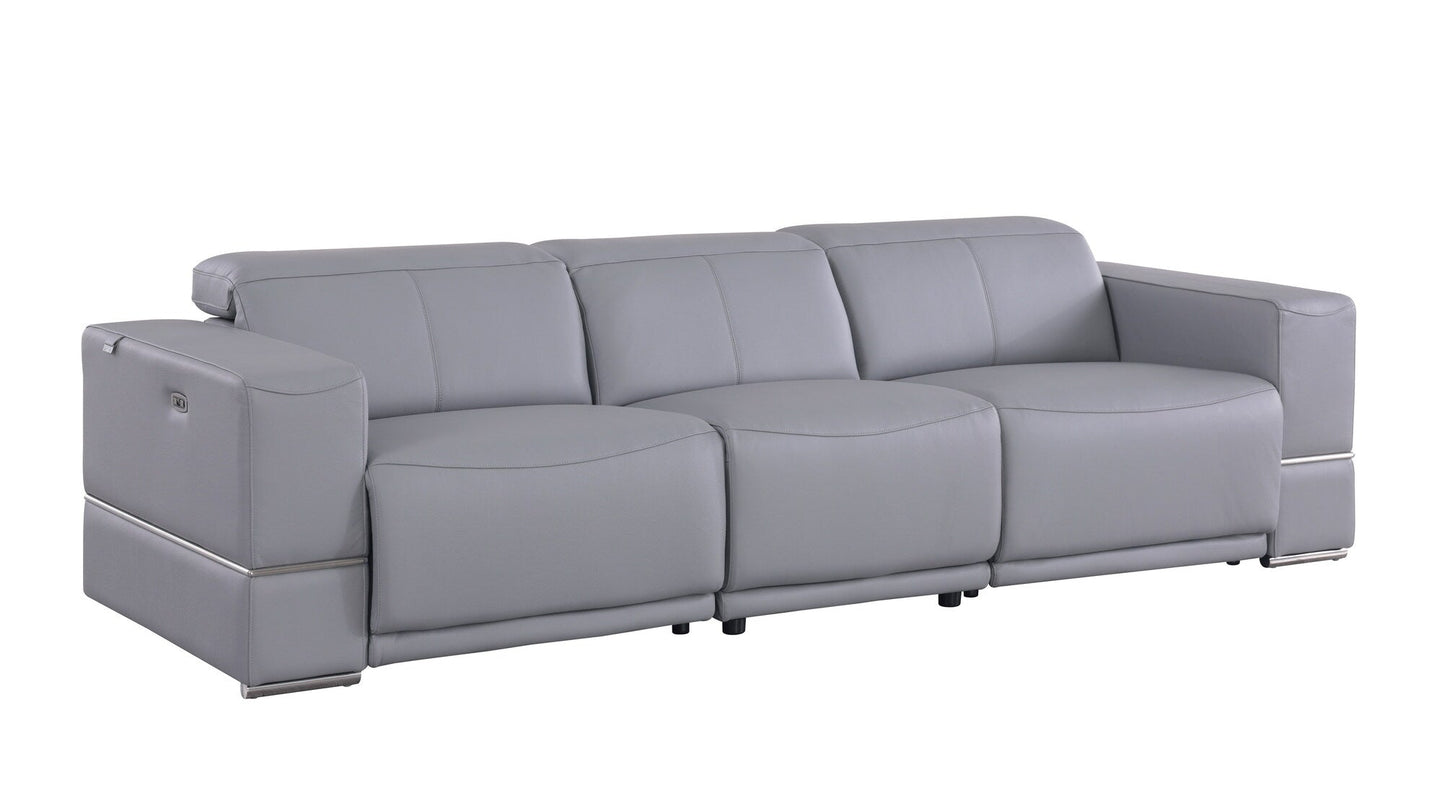 Franco Reclining Living Room Set (Light Blue)