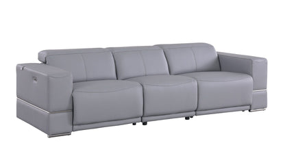 Franco Reclining Living Room Set (Light Blue)