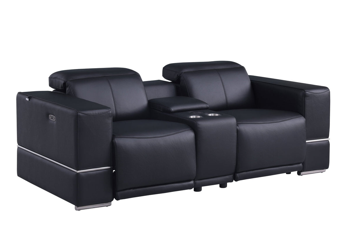 Franco Reclining Living Room Set (Black)