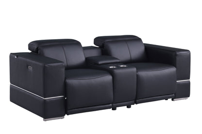 Franco Reclining Living Room Set (Black)