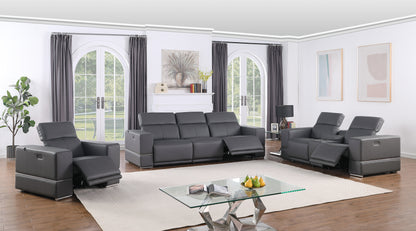Franco Reclining Living Room Set (Grey)