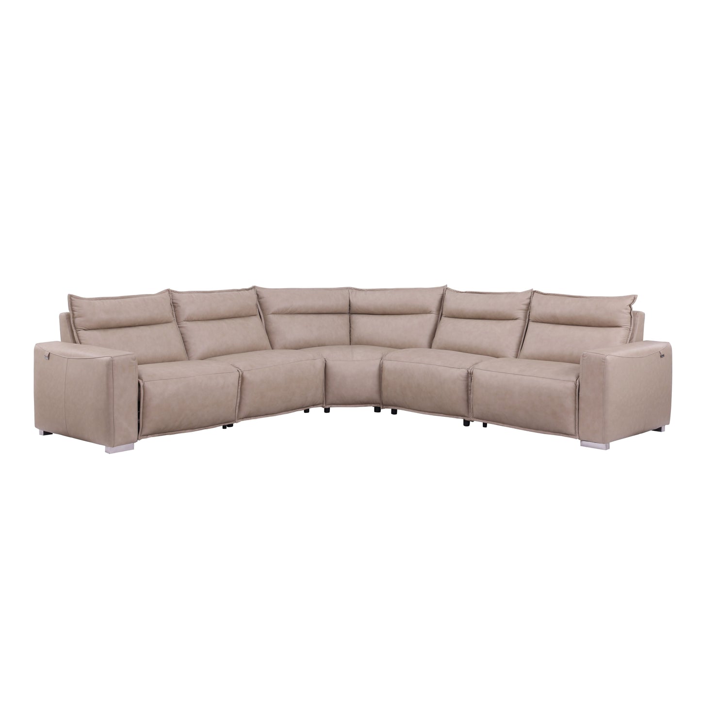 Sierra Reclining Sectional (Beige)